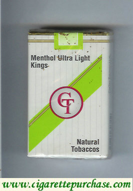 CT Menthol Ultra Light cigarettes